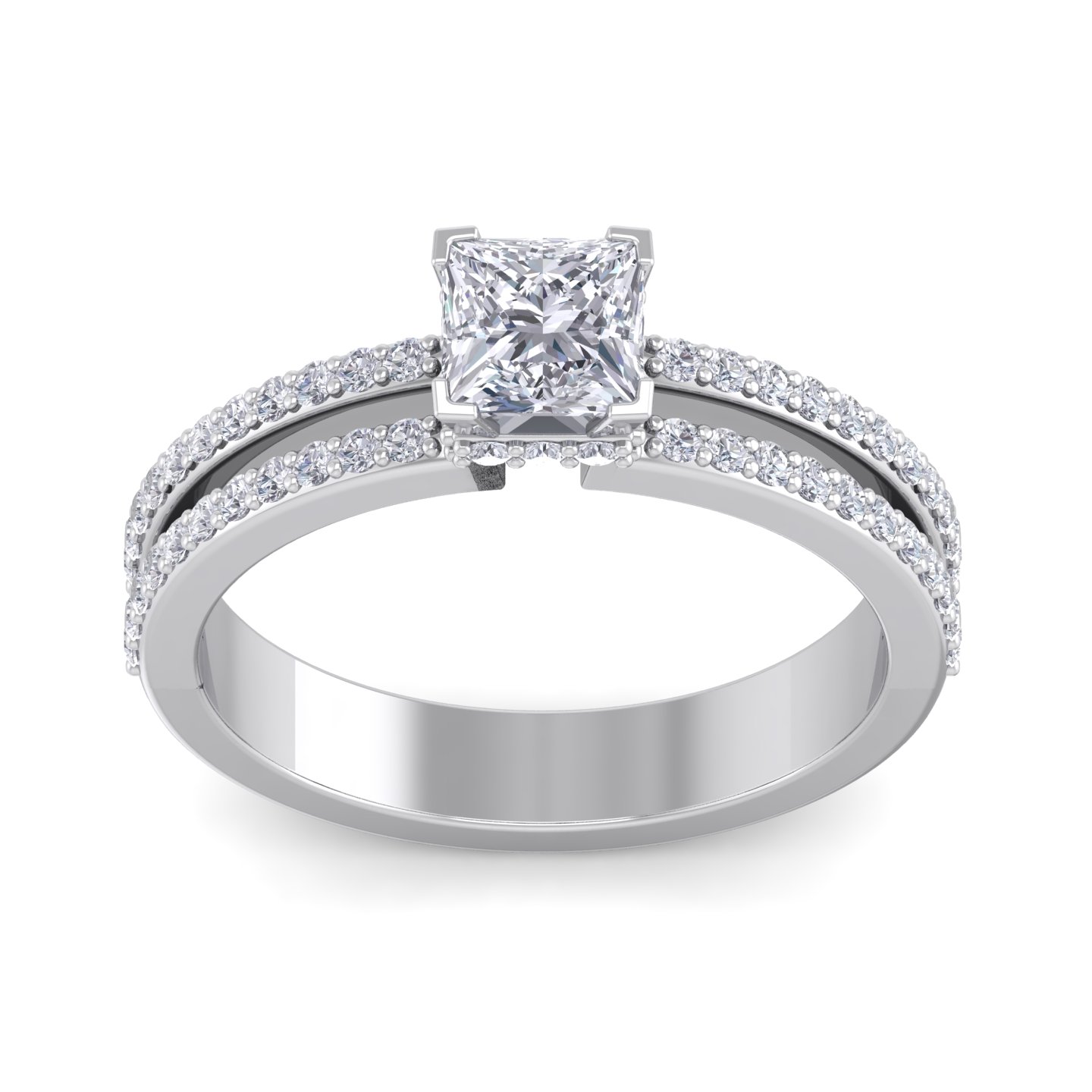 טבעת יהלום קלאסית לאישה