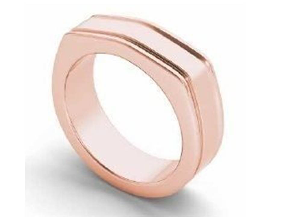 טבעת זהב מרשימה בעיצוב עדין