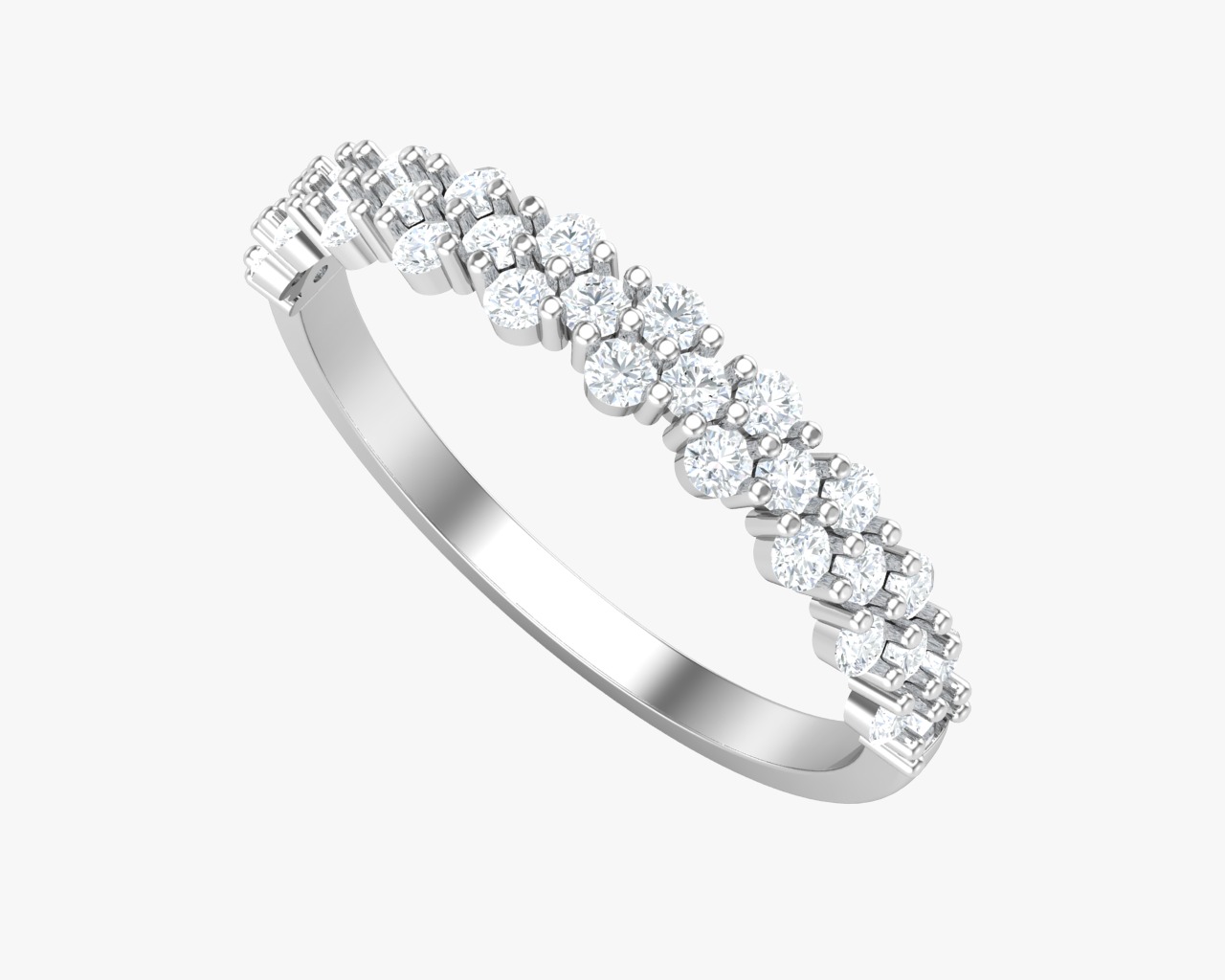 טבעת יהלומים -טבעת נישואין