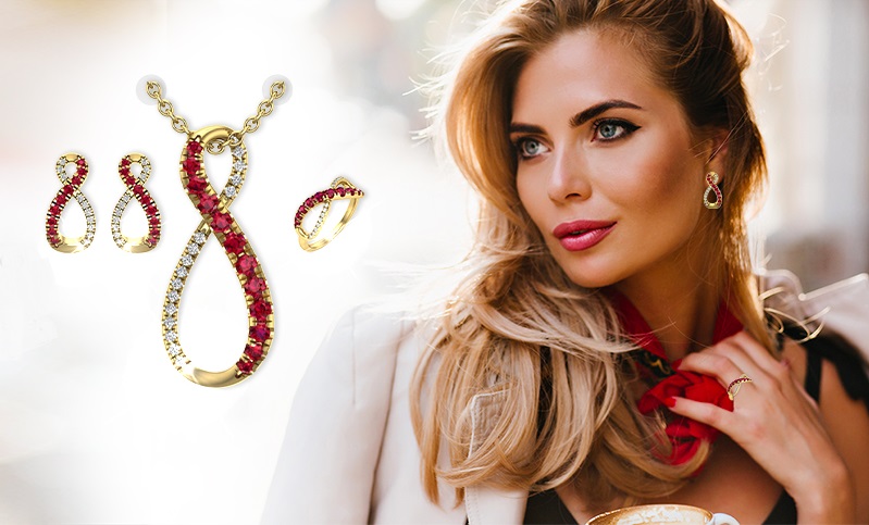 תכשיטי יהלומים לאישה