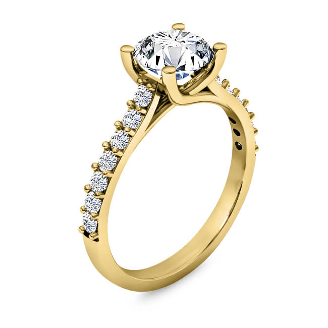 טבעת אירוסין מעוצבת הבורסה ליהלומים