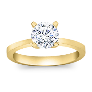 טבעת יהלומים זהב זהוב