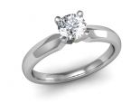 טבעת אירוסין סוליטר- טבעת יהלום