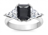 טבעת יהלום שחור מיוחדת לאישה