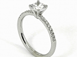 טבעת אירוסין עם יהלום חצי קראט! בשיבוץ 16 יהלומים קטנים - "UNIVERSE"
